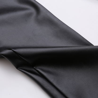 🔥Restam apenas 200 peças 💥Primeiro a chegar, primeiro a ser servido - Calça justa de couro PU stretch