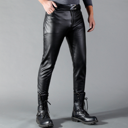 🔥Restam apenas 200 peças 💥Primeiro a chegar, primeiro a ser servido - Calça justa de couro PU stretch